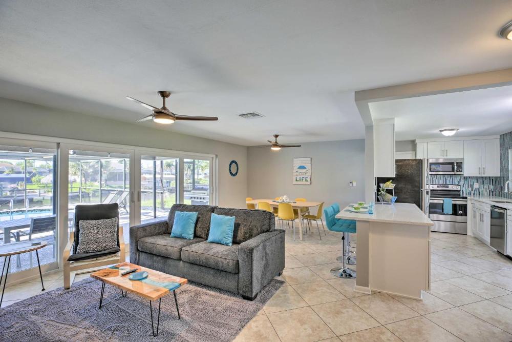 Boat and Fish Waterfront Cape Coral Home with Pool